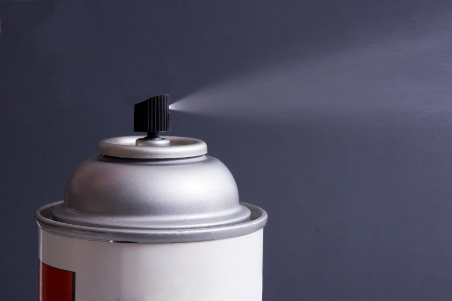 Aerosol sprays can create vocs