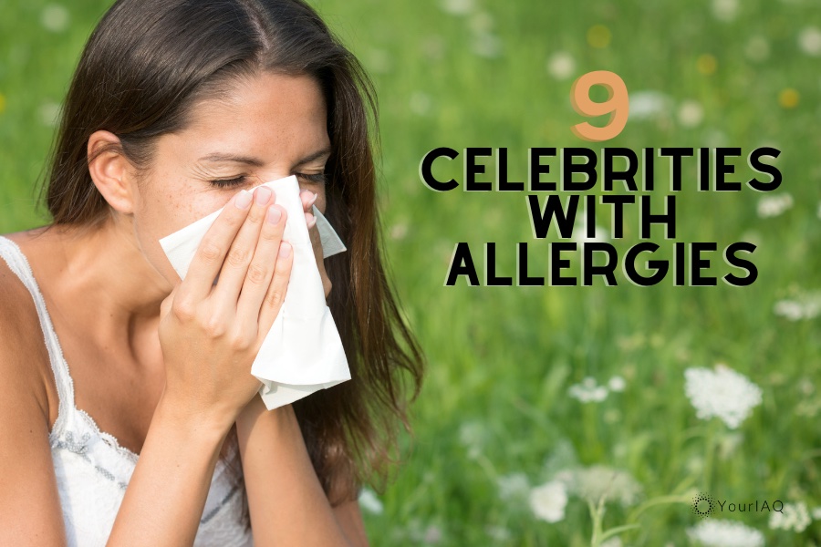 Celebrities with allergies